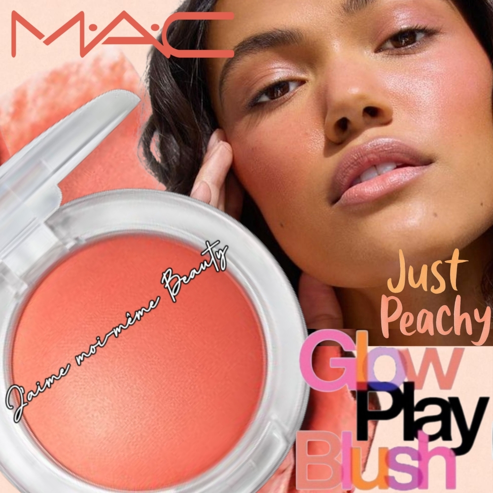 MAC Cosmetics Glow Play Bouncy Blush - Just Peachy - Bright Peachy Pink Coral